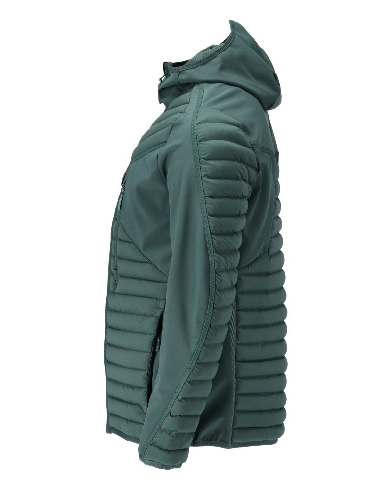 Mascot 22215-607 Customized Kapuzen-Steppjacke – waldgrün