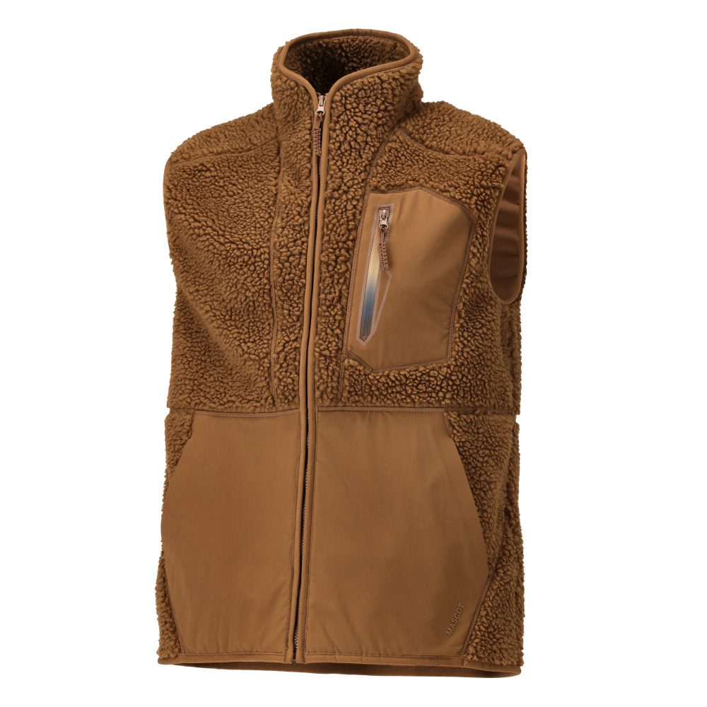Mascot 22465-682 Customized Faserpelzweste – nussbraun