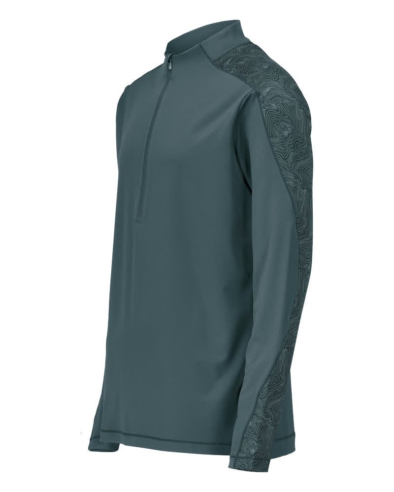 Mascot 22681-618 Customized Zip-Langarmshirt – waldgrün
