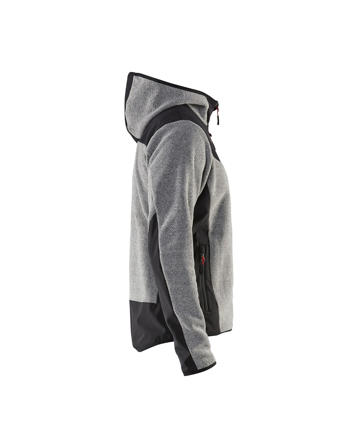 Blåkläder 5940 Strickjacke – grau-melange/schwarz