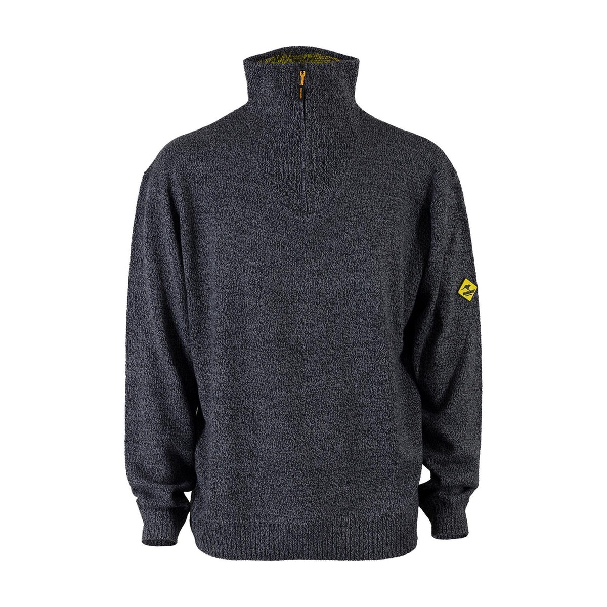 Roadsign RS Herren Troyer Pullover melange - workXperts
