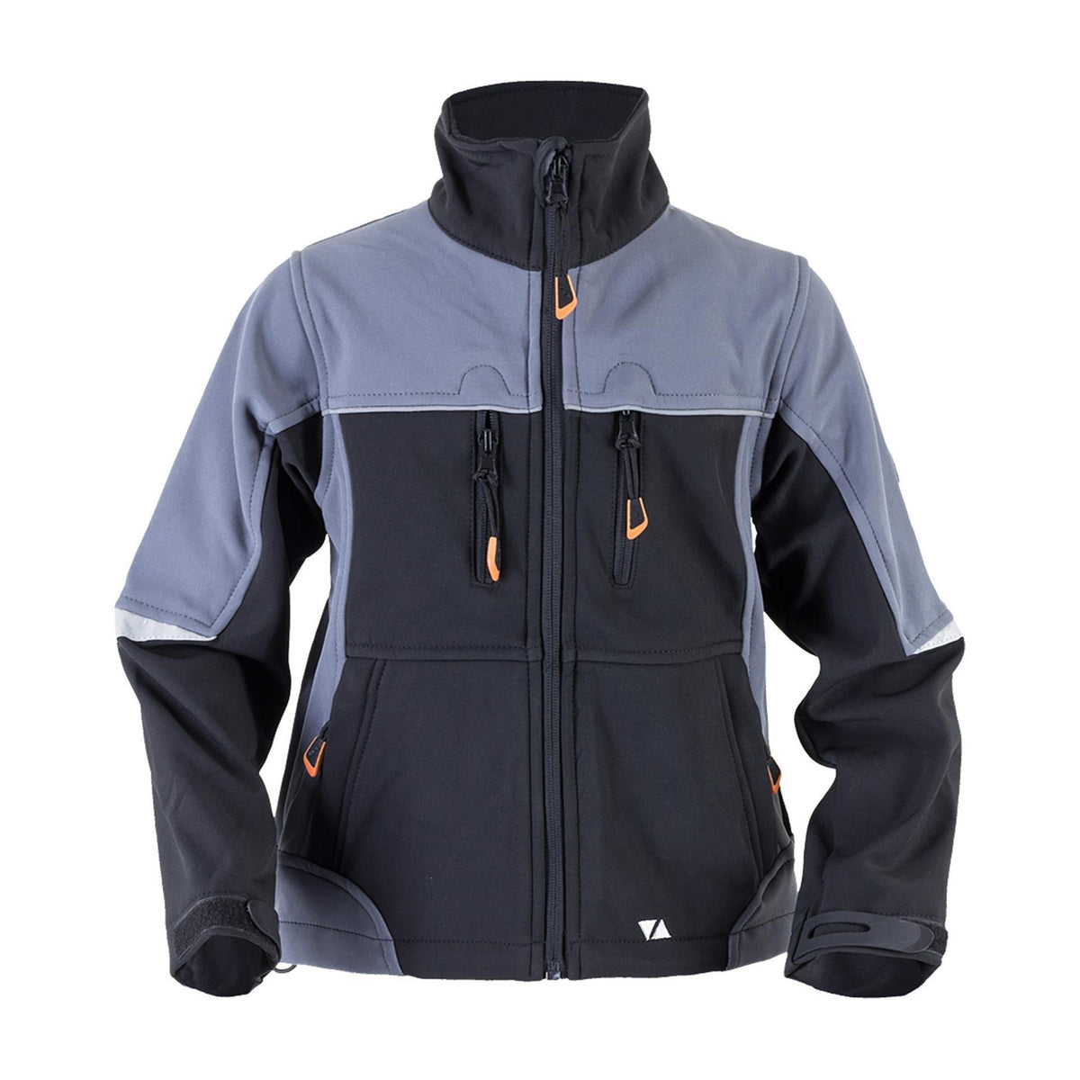 Terratrend Kinder-Softshelljacke schwarz/grau - workXperts