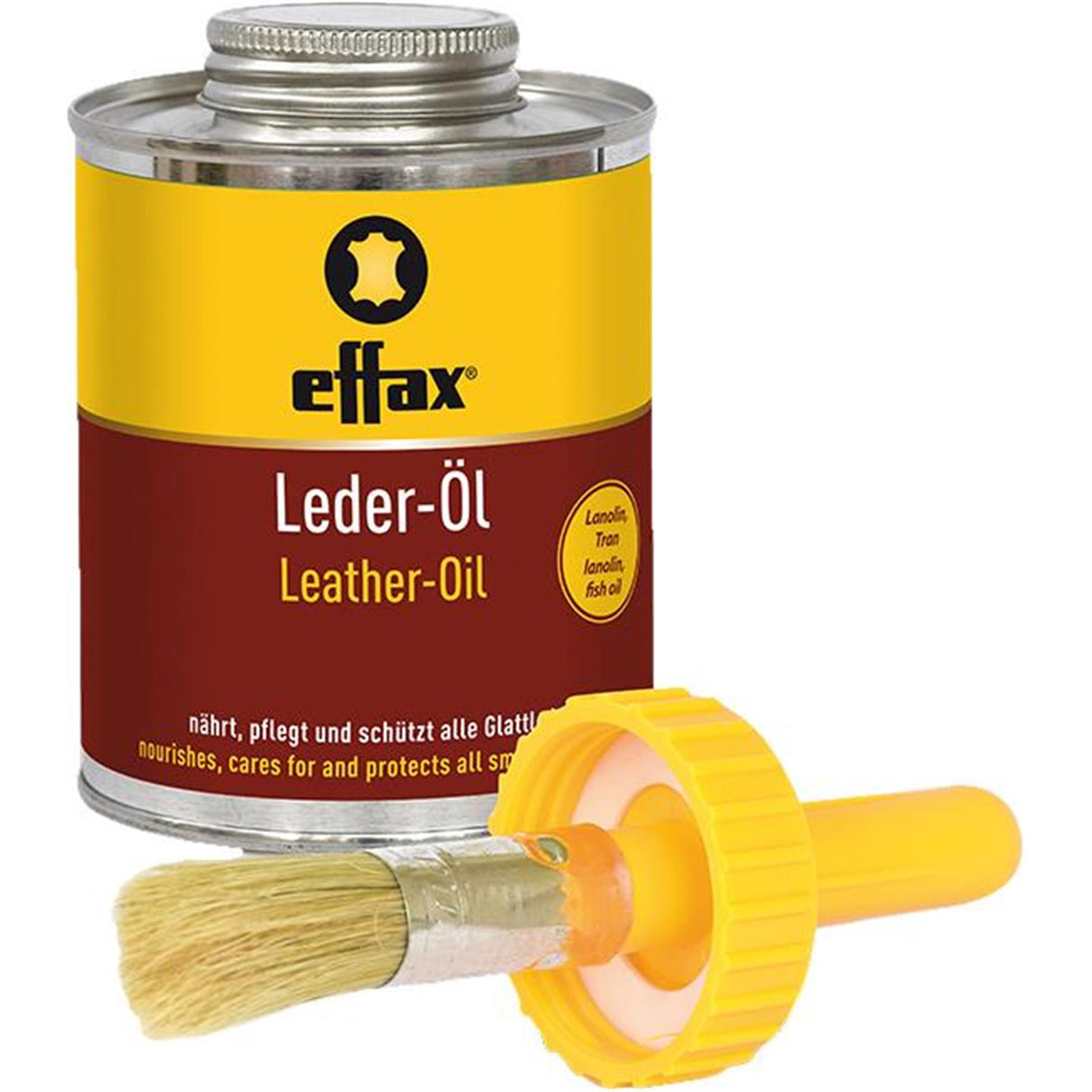 Effax-Lederöl mit Pinsel
