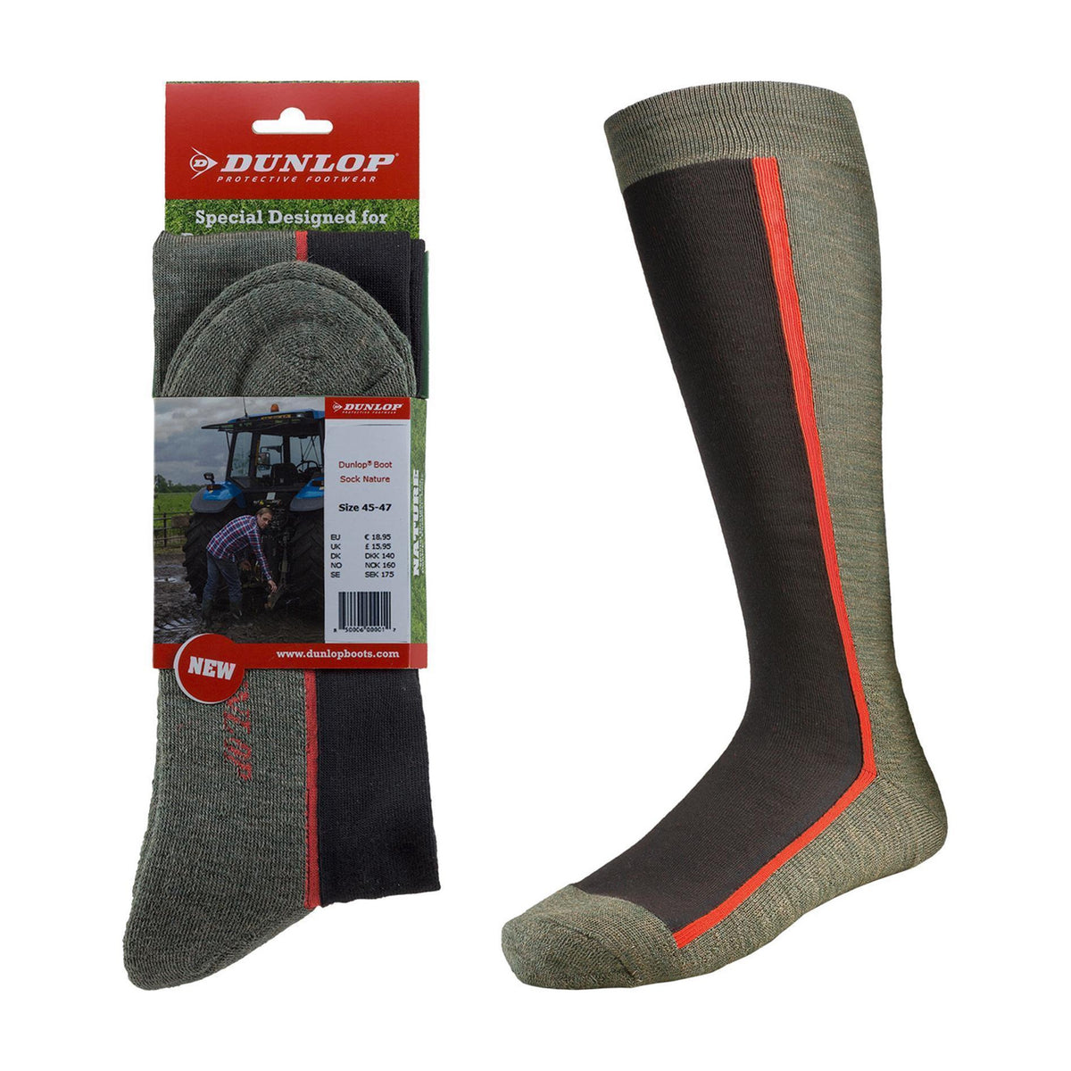 Dunlop Stiefelsocken Boot Sock Nature - workXperts