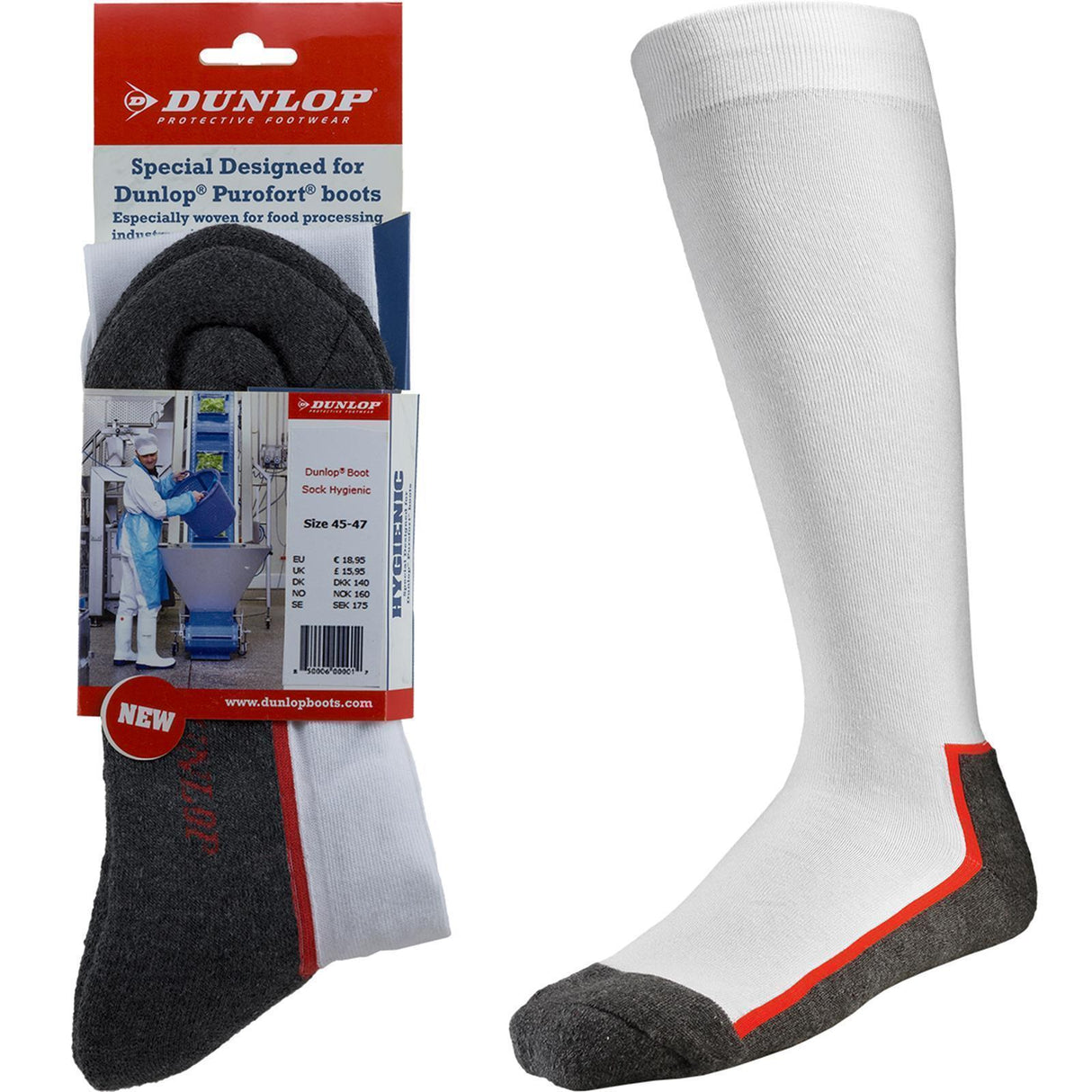 Dunlop Stiefelsocken Boot Sock Hygienic