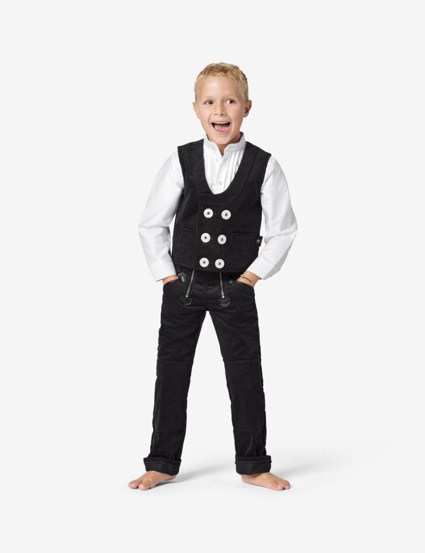 Kinder-Zunftweste Zwirn-Feincord "DAVID" - FHB®