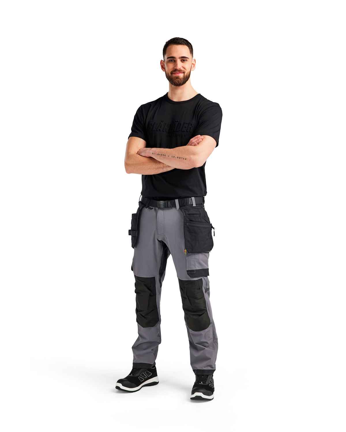 Blåkläder 1720 Stretch Handwerkerhose schwarz – mittelgrau/schwarz