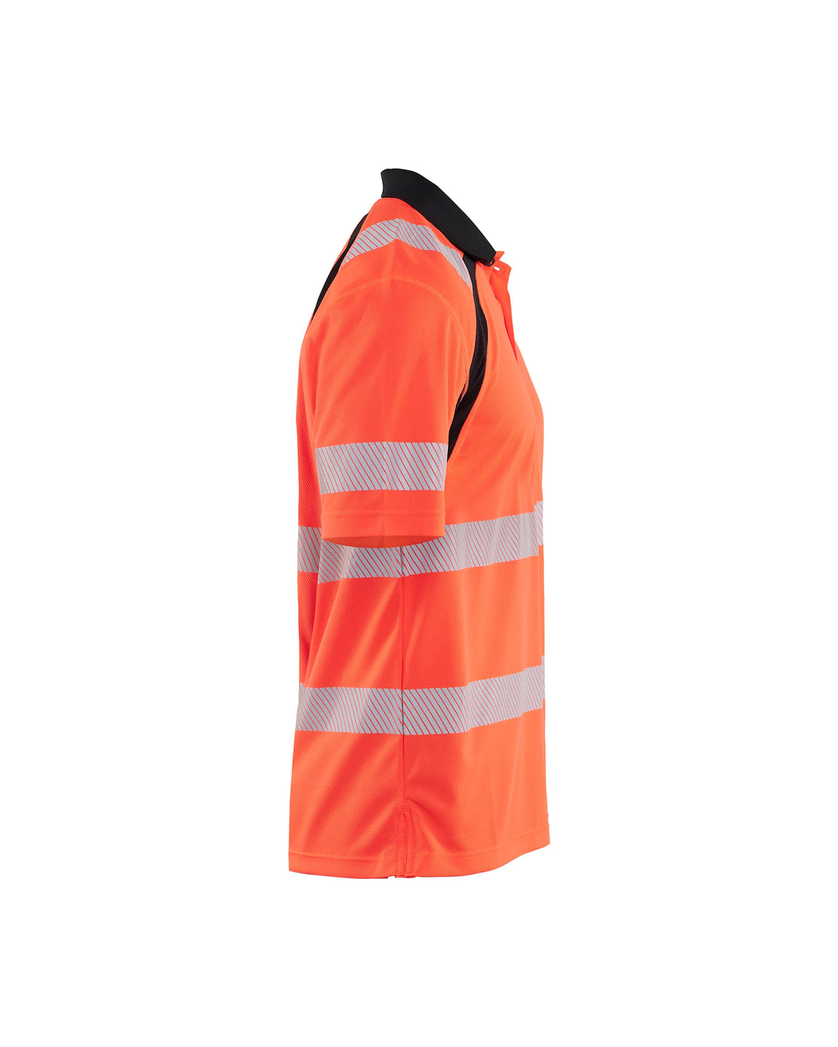 Blåkläder 3595 Warnschutz UV Poloshirt – rot/schwarz