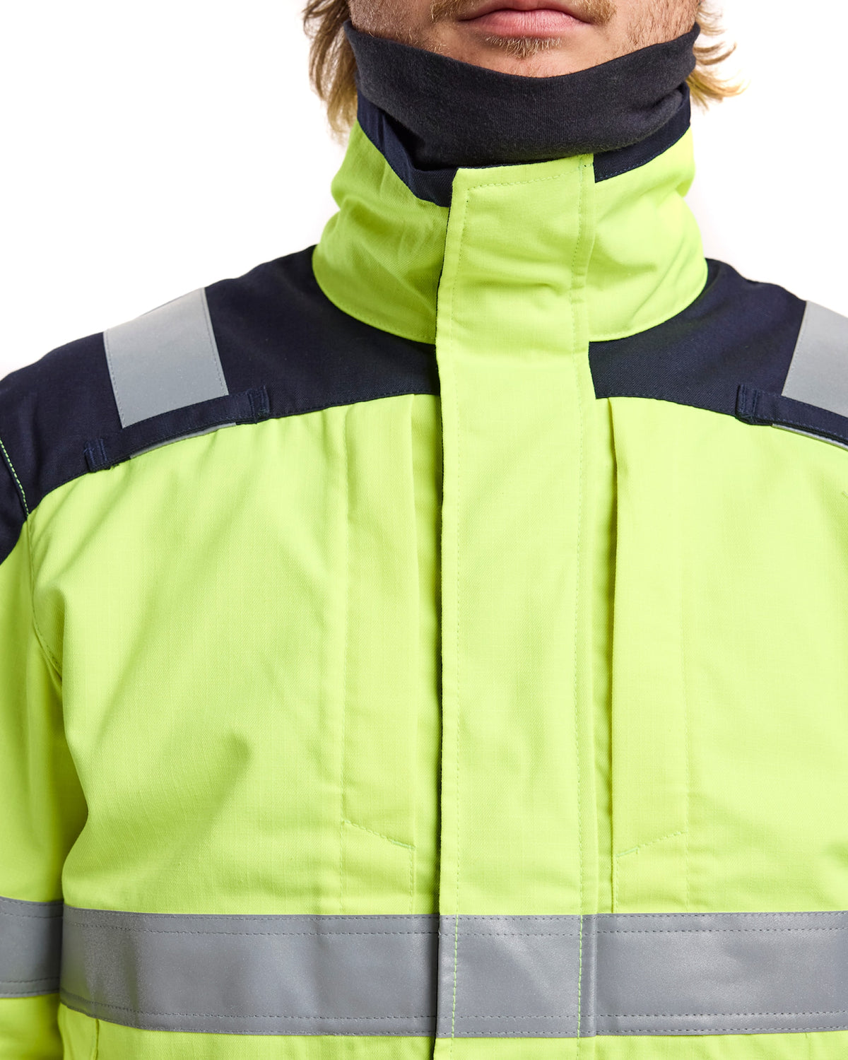 Blåkläder 4089 Inherent Multinorm-Bundjacke gelb – gelb/marine
