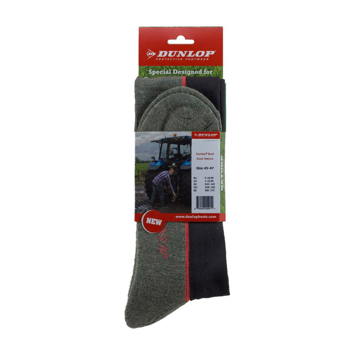 Dunlop Stiefelsocken Boot Sock Nature