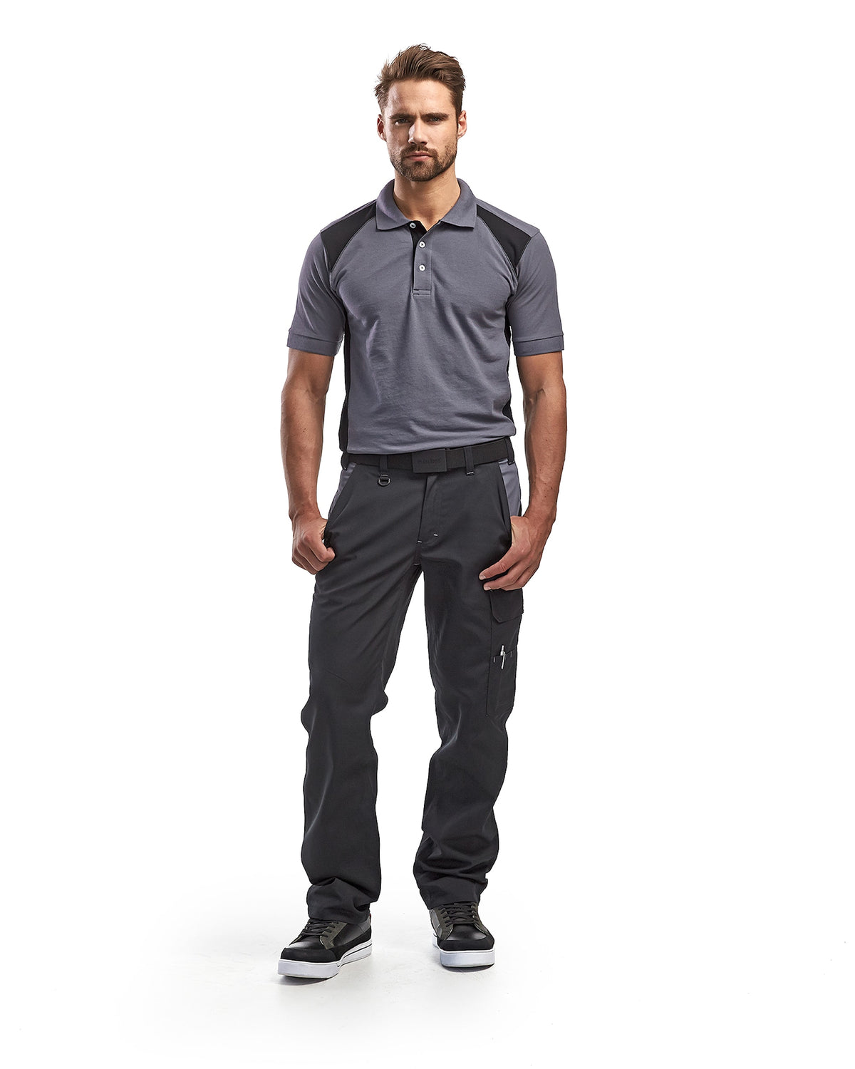 Blåkläder 1404 Arbeitsbundhose Industrie – schwarz/grau