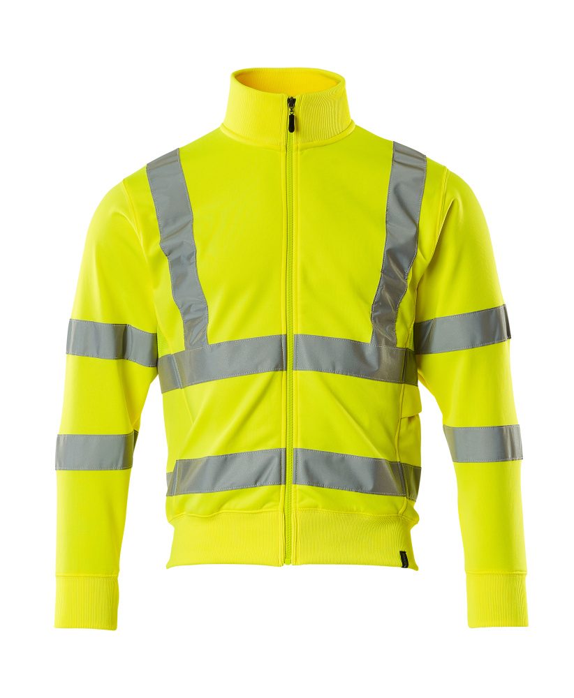 Mascot Maringa Safe Classic Warn-Sweatjacke – flourgelb