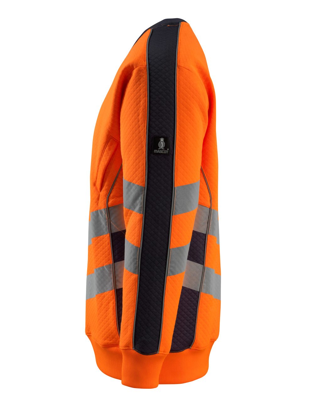 Mascot Wigton Safe Supreme Warn-Sweatshirt – orange/schwarzblau