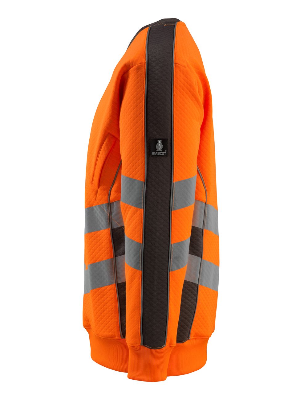 Mascot Wigton Safe Supreme Warn-Sweatshirt – warnorange/anthrazit