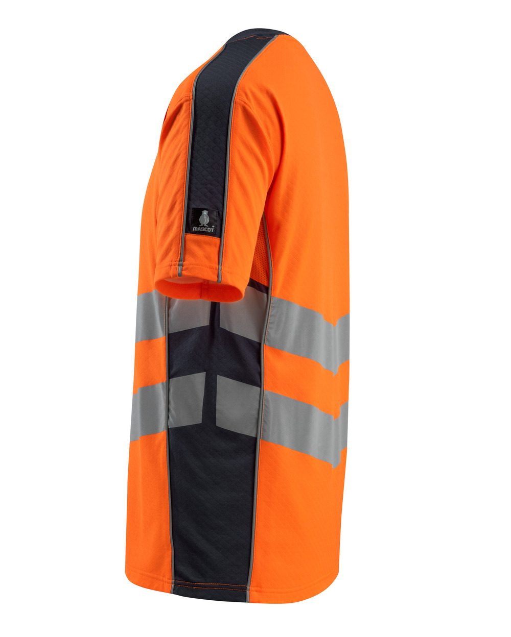 Mascot Sandwell Safe Supreme Warn-T-Shirt – orange/schwarzblau