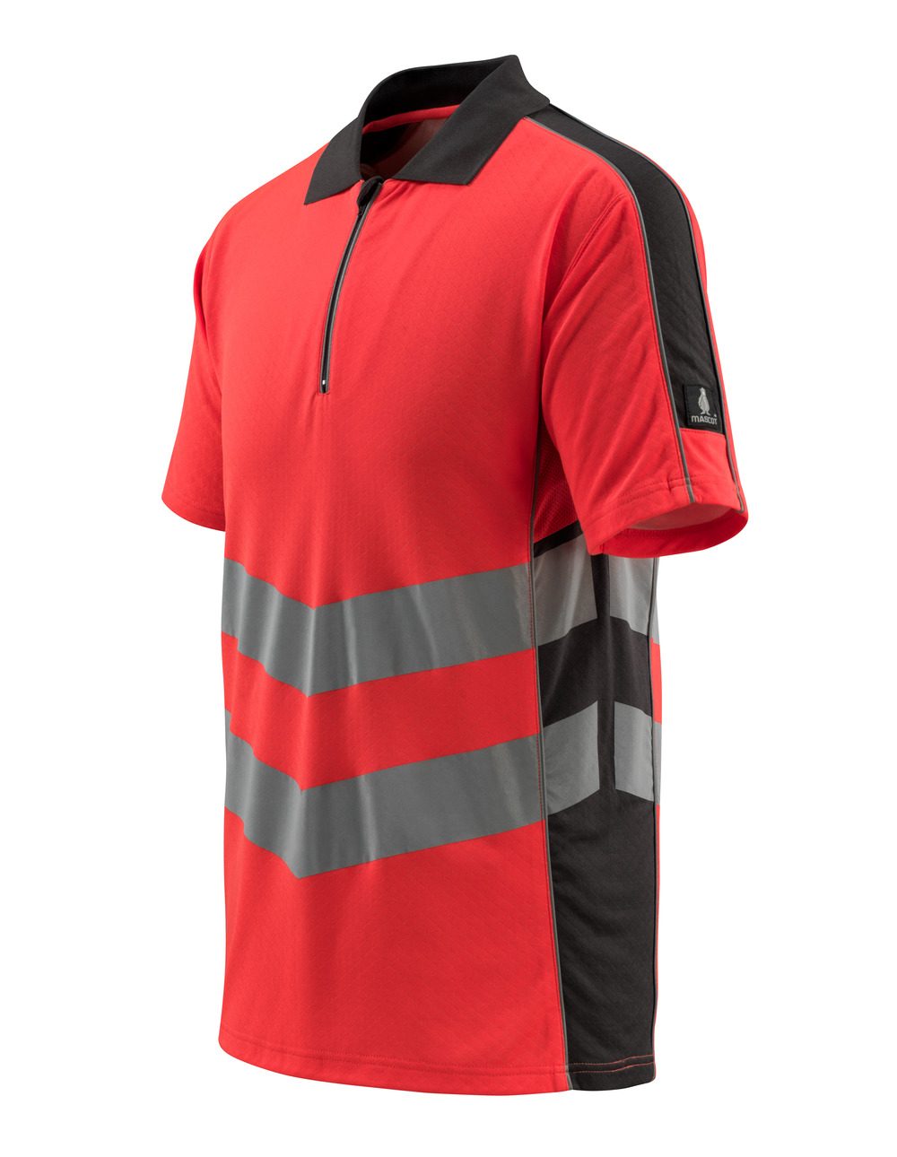 Mascot Murton Safe Supreme Warn-Polo-Shirt – rot/anthrazit