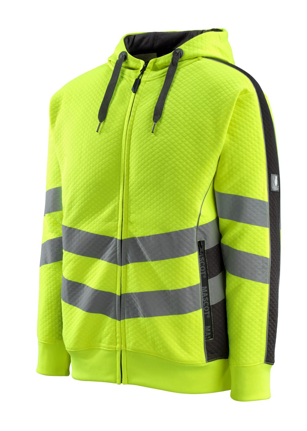 Mascot Corby Safe Supreme Warn-Kapuzensweater – gelb/schwarz