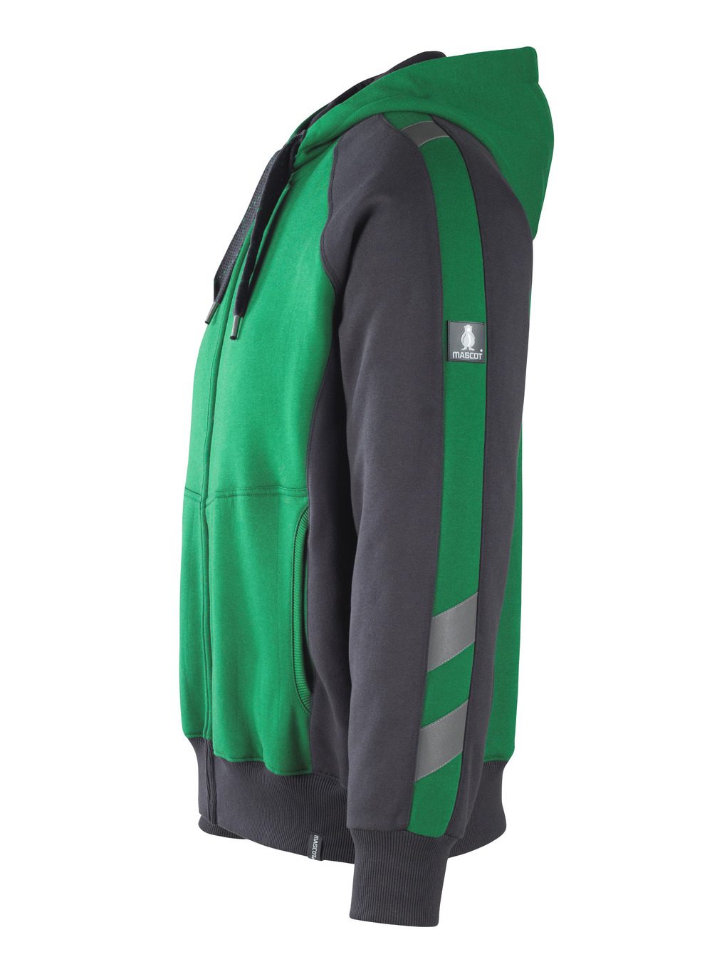 Mascot Wiesbaden Unique Kapuzen-Sweatshirt – grün/schwarz