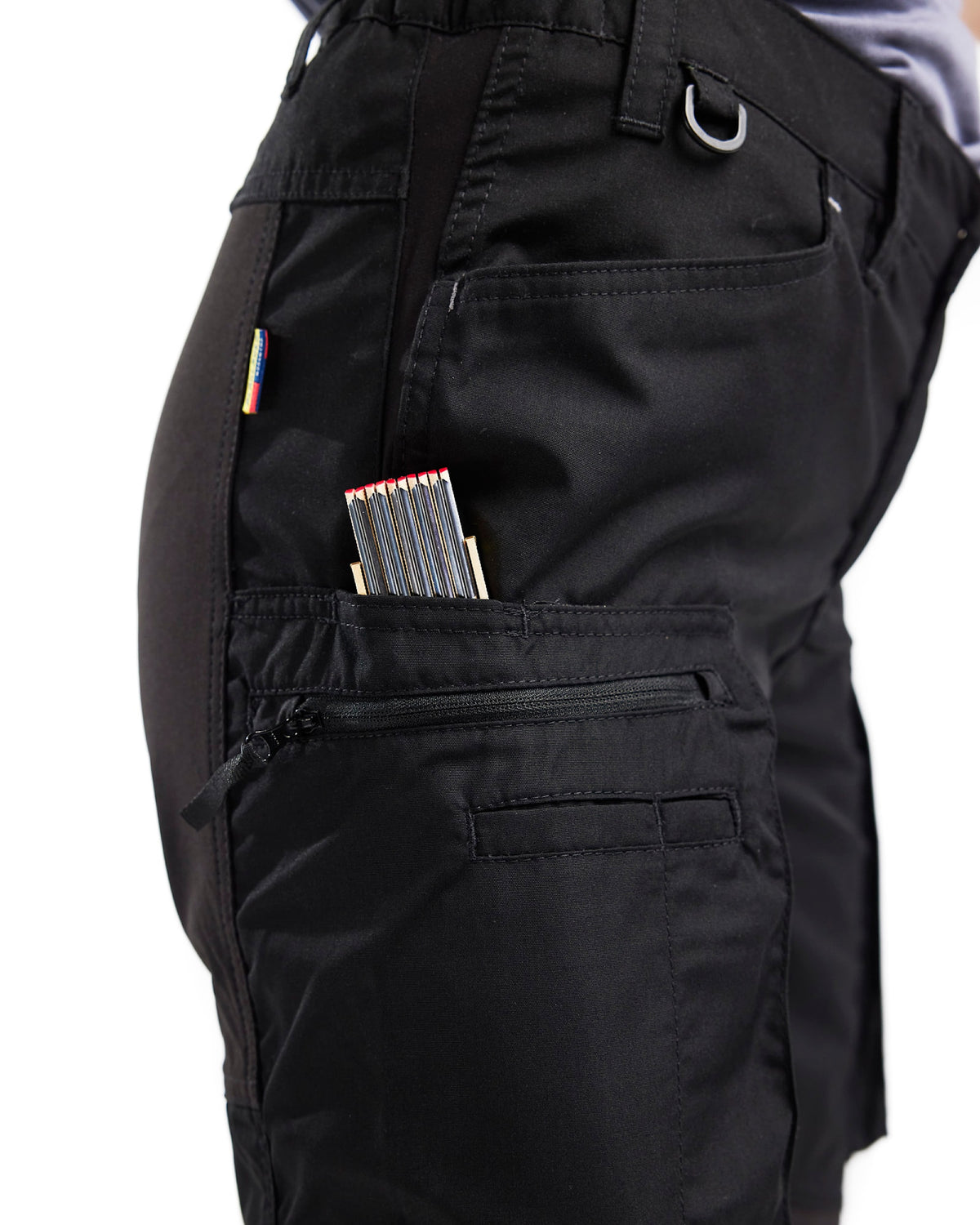 Blåkläder Damen 7159 166g/m² Stretch Servicehose – schwarz