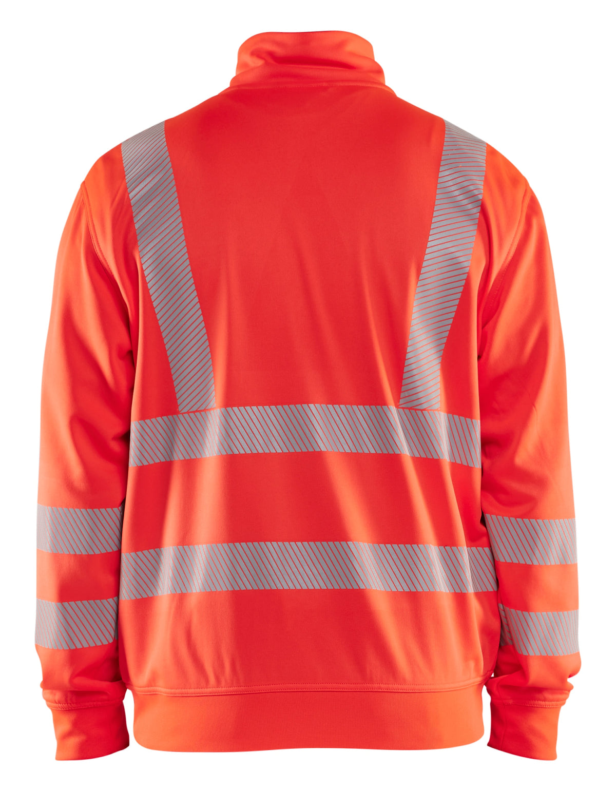 Blåkläder 3564 Warnschutz Zip-Sweatshirt Kl. 3 – rot