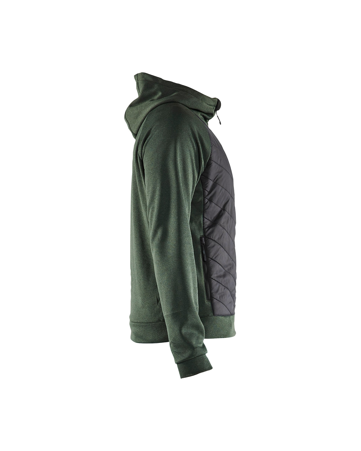 Blåkläder 3463 Hybrid Kapuzen-Sweatjacke – herbstgrün/schwarz