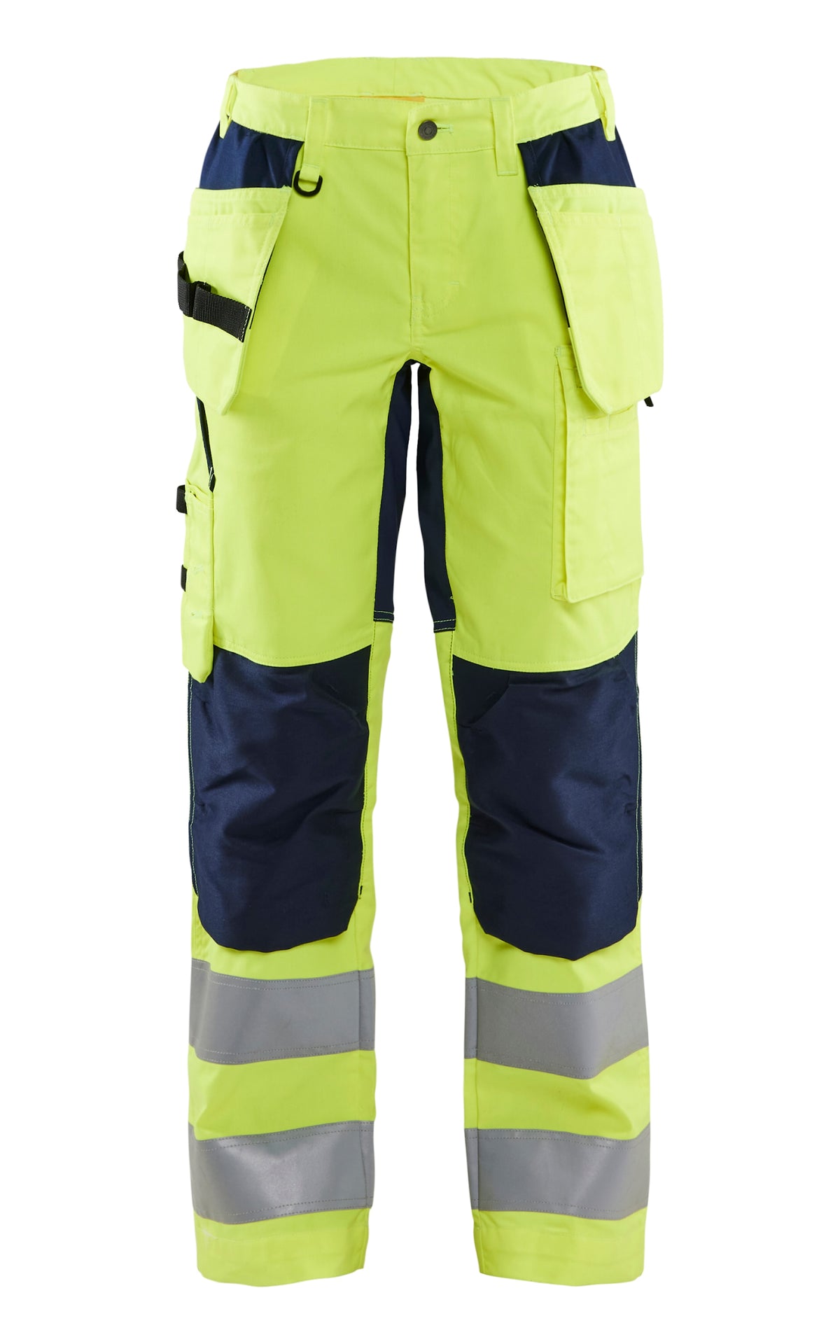 Blåkläder Damen 7163 Warnschutz Handwerkerhose – gelb/marine