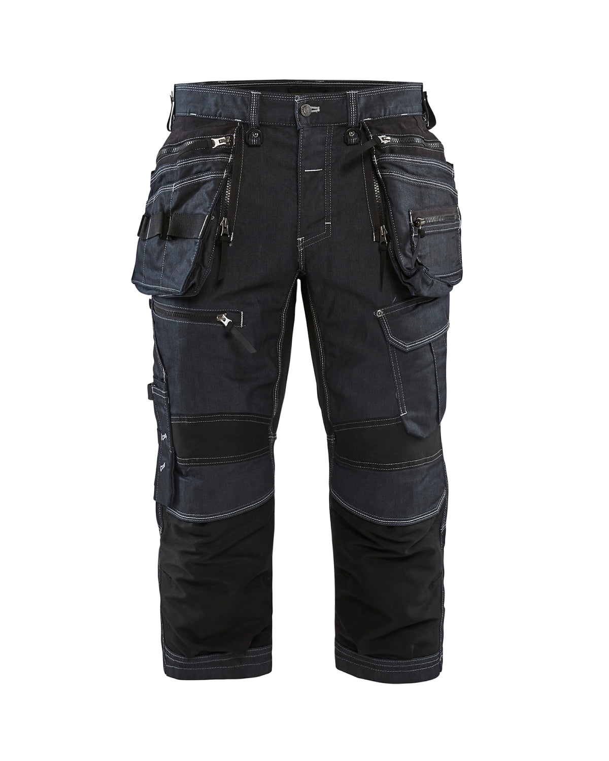 Blåkläder 1991 Jeans-Piratenhose Stretch X1900 – marine/schwarz