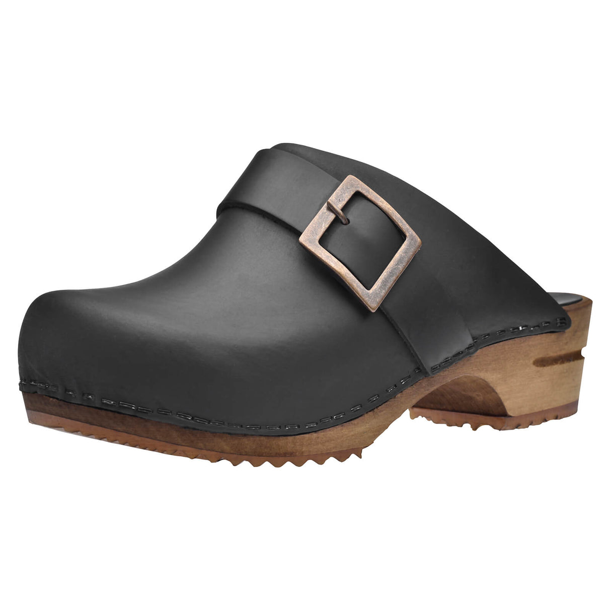 Sanita Wood-Urban Open Clog