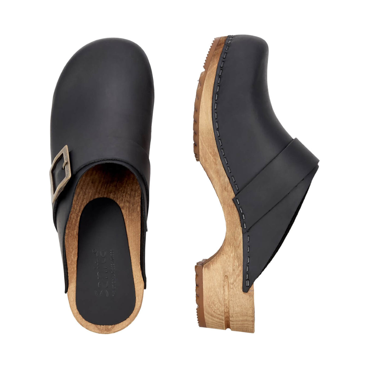 Sanita Wood-Urban Open Clog