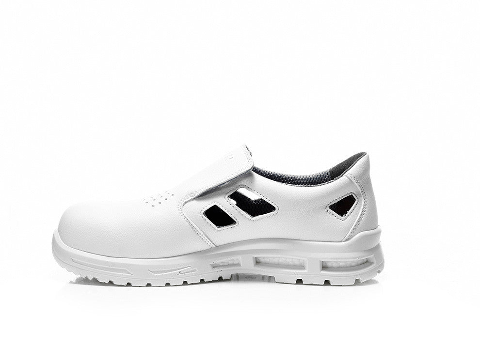 Elten Brice AIR LOW S1P Sicherheitshalbschuh weiß – weiß
