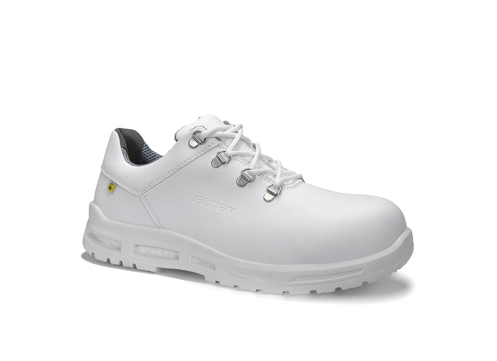 Elten Brandon LOW ESD Elte S3 Sicherheitshalbschuh weiß – weiß