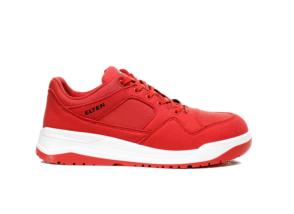 Elten Maverick Low ESD S3 Sicherheitshalbschuh rot – rot