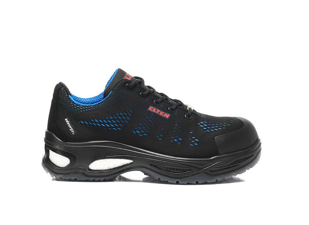 Elten Logan LOW ESD S1 Sicherheitshalbschuh blau – schwarz