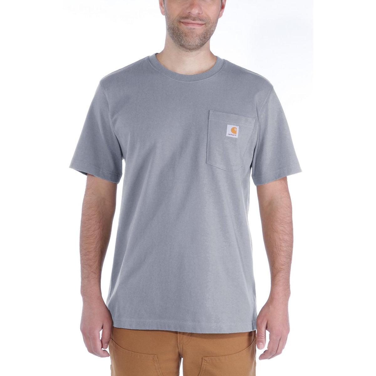 Carhartt K87 Pocket Kurzarm T-Shirt Heather - workXperts