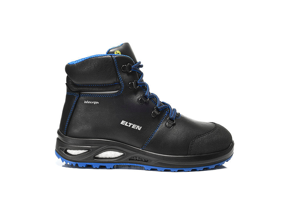 Elten Damen Finja MID ESD S3 Sicherheitsstiefel schwarz – schwarz