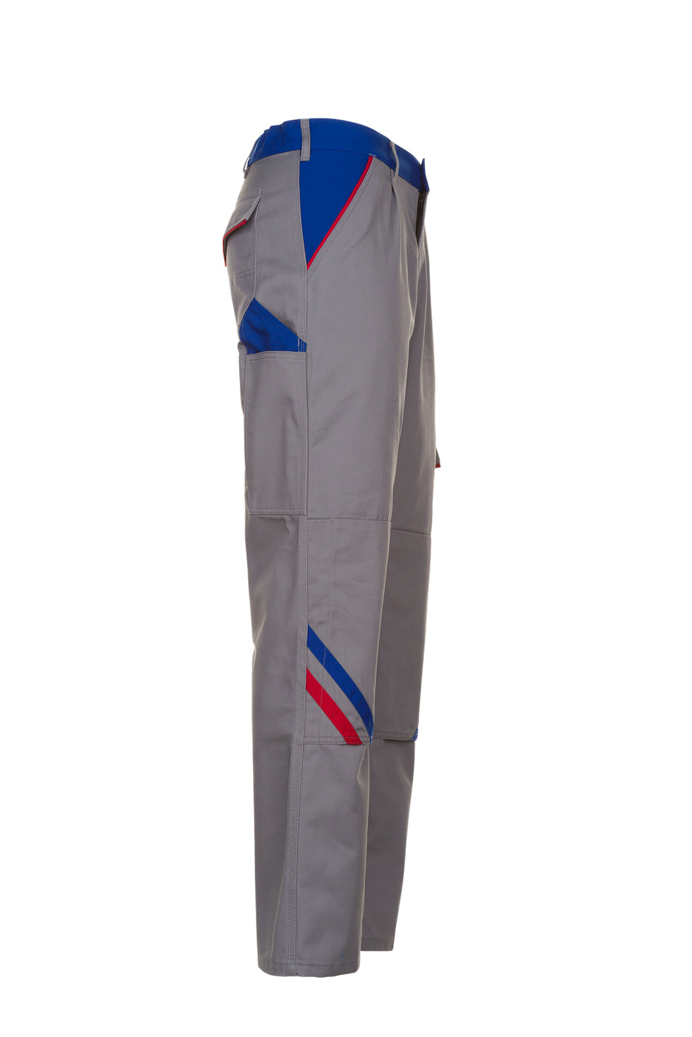 PLANAM Highline Bundhose zink/kornblumenblau/rot