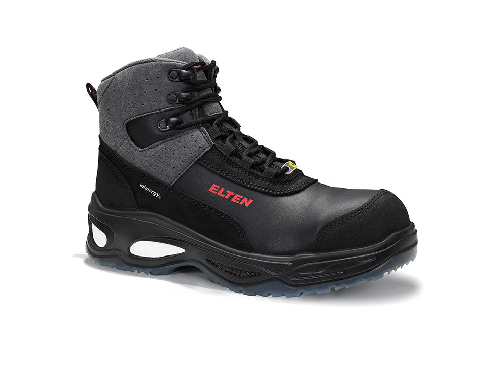 Elten Miles Mid S3 Sicherheitshochschuh schwarz – schwarz
