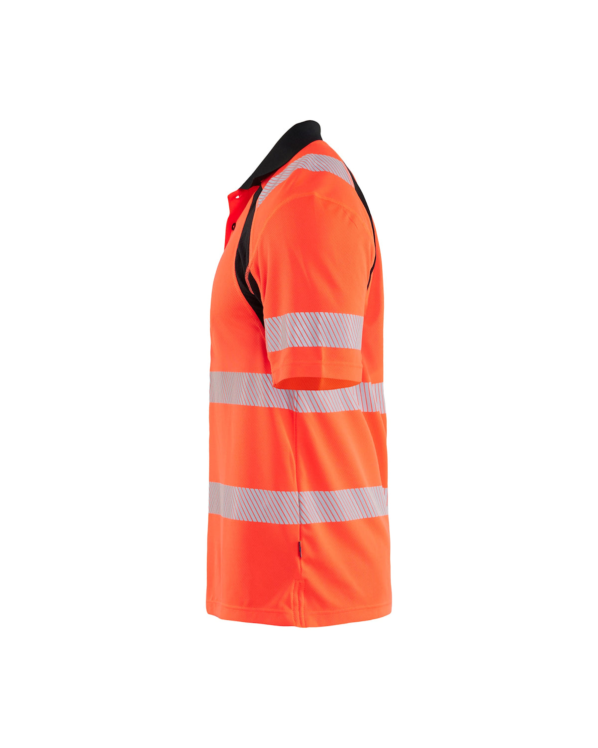 Blåkläder 3595 Warnschutz UV Poloshirt – rot/schwarz