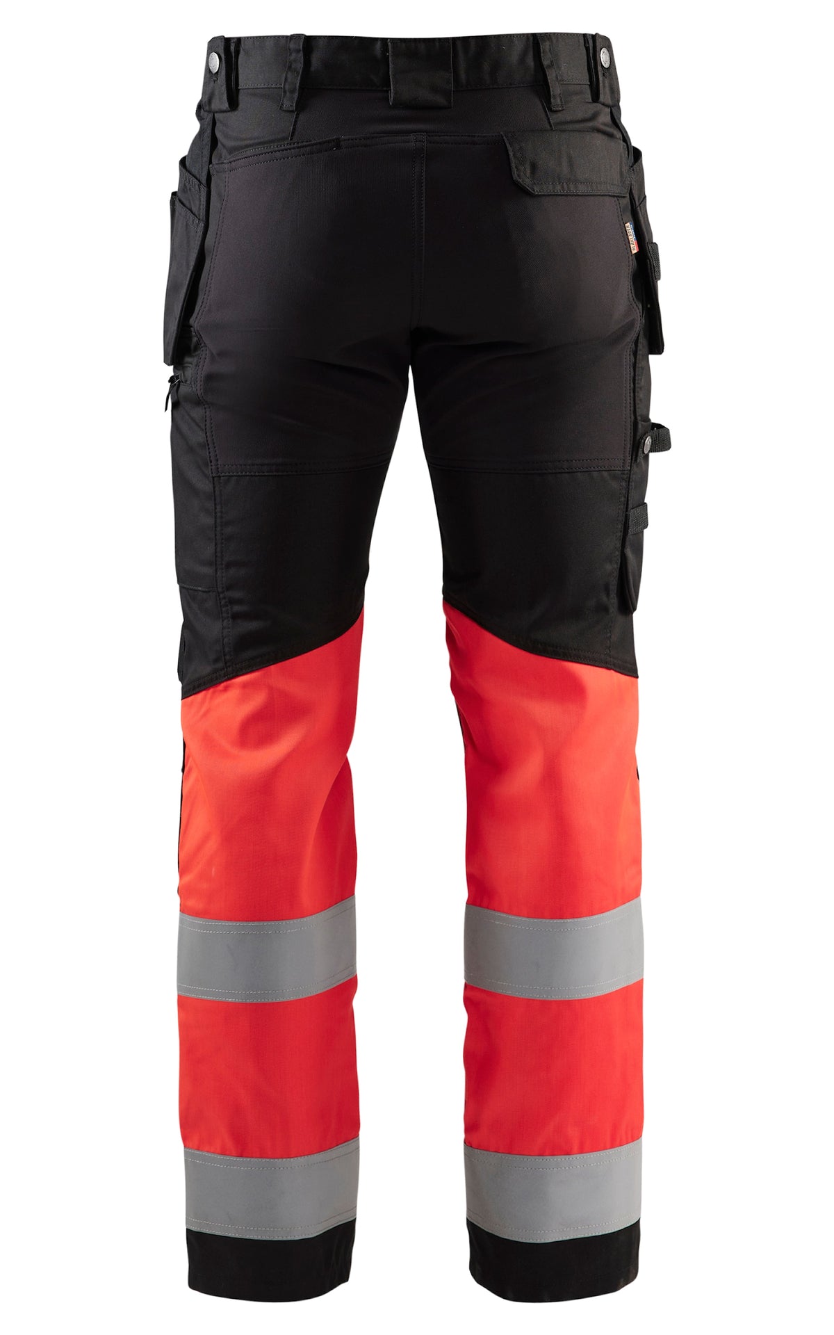 Blåkläder 1558 Warnschutz Stretch Handwerkerhose – schwarz/rot