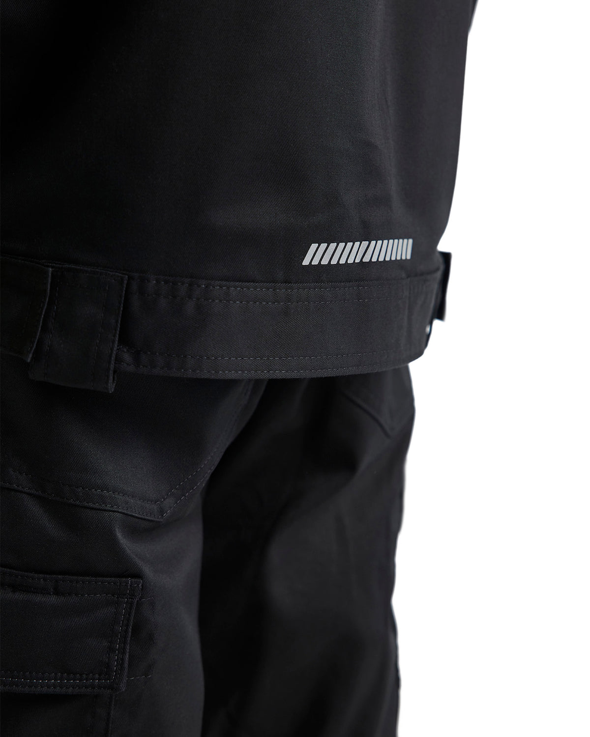 Blåkläder 4444 Industrie Stretch Bundjacke – schwarz/gelb