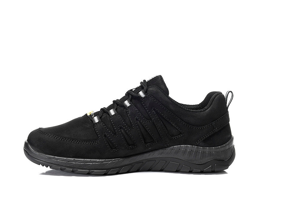 Elten Maddox Leather LOW O2 Berufshalbschuh schwarz – schwarz