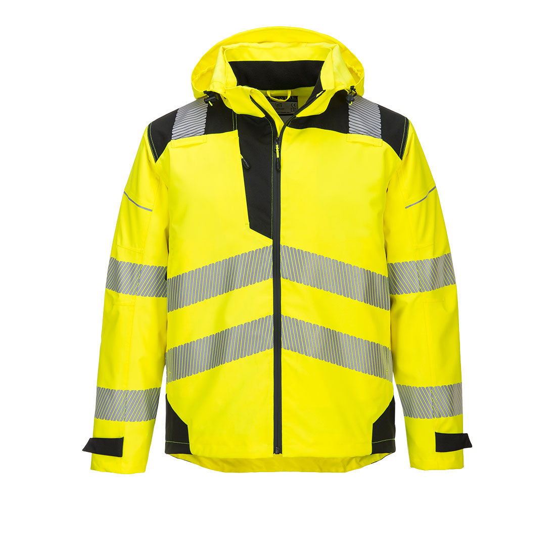 Portwest PW360 PW3 Extreme Warnschutz Regenjacke – gelb/schwarz