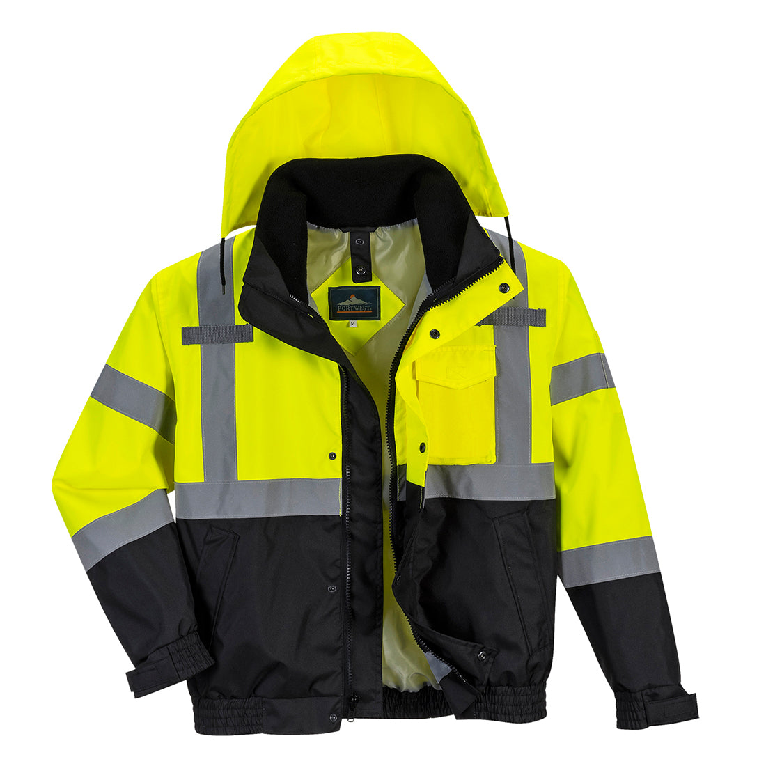 Portwest 3in1 S365 Warnschutz Pilotenjacke gelb/schwarz – gelb