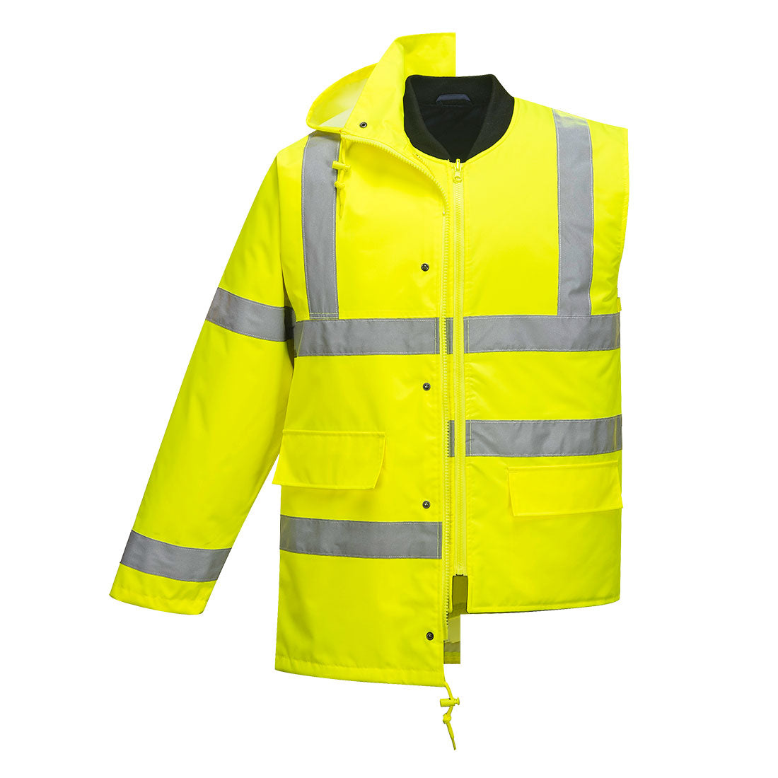 Portwest S468 Traffic Warnschutz Regenjacke 4in1 – gelb
