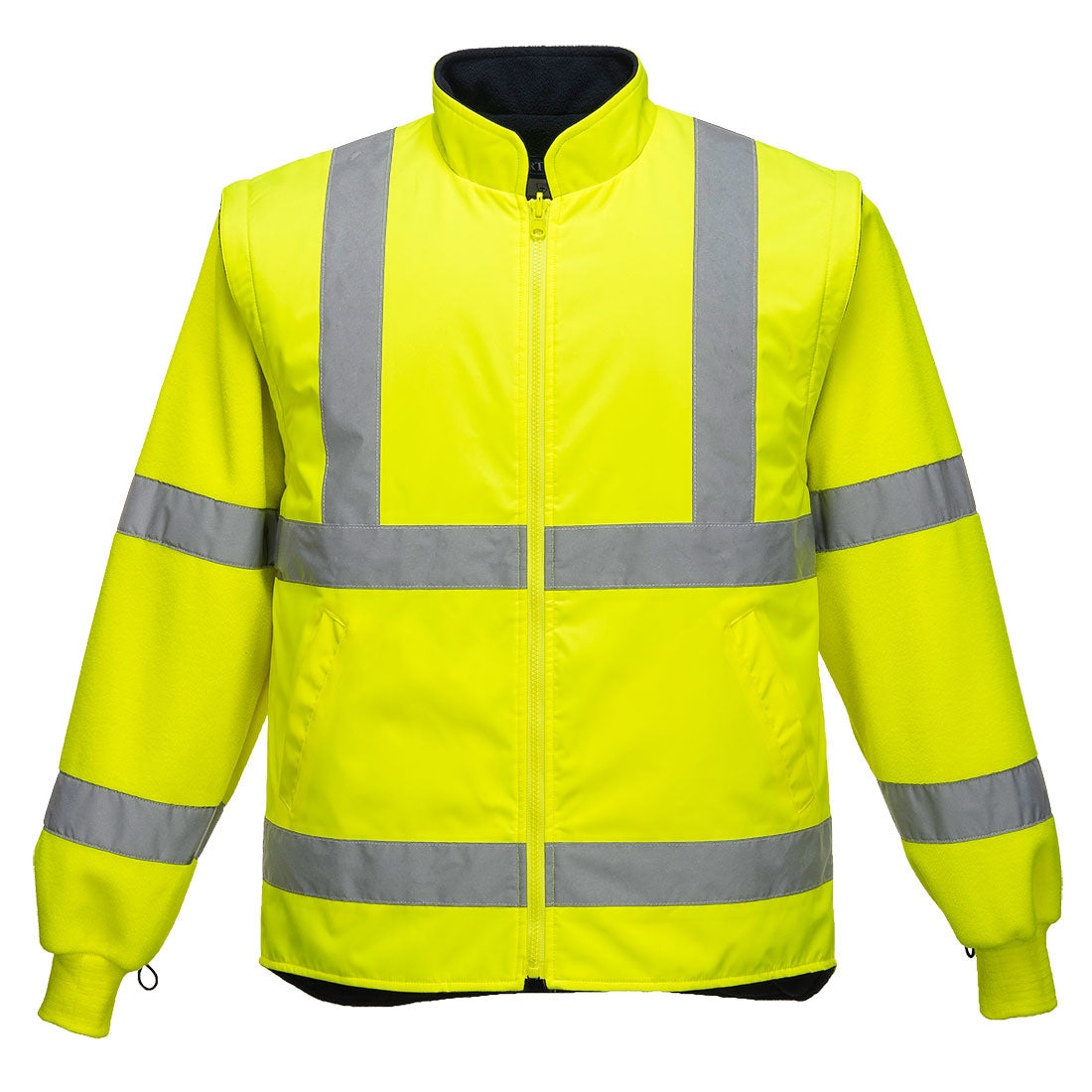 Portwest S766 Warnschutz Winterjacke 5in1 – gelb/marine