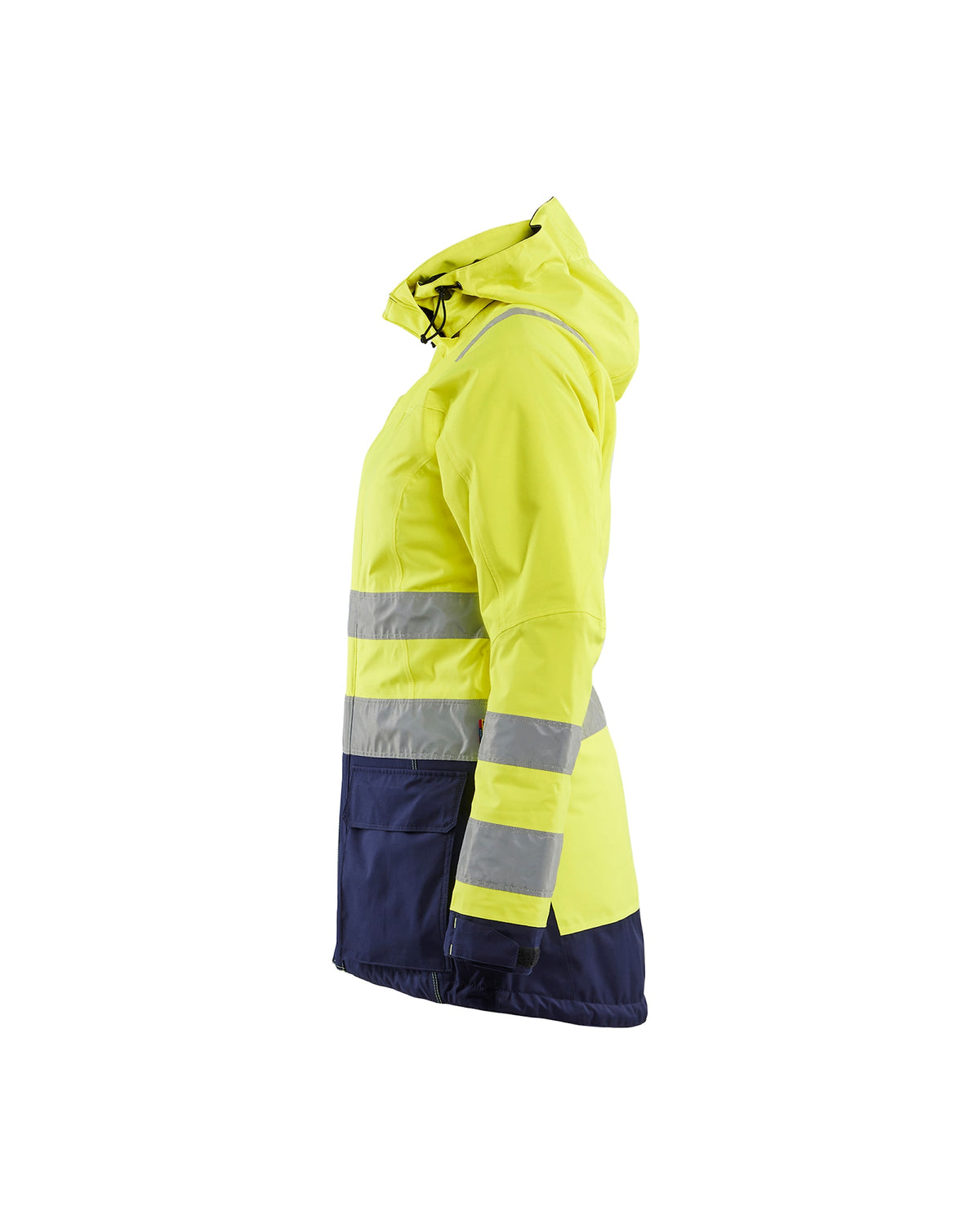 Blåkläder Damen 4472 Warnschutz Winterparka – gelb/marine