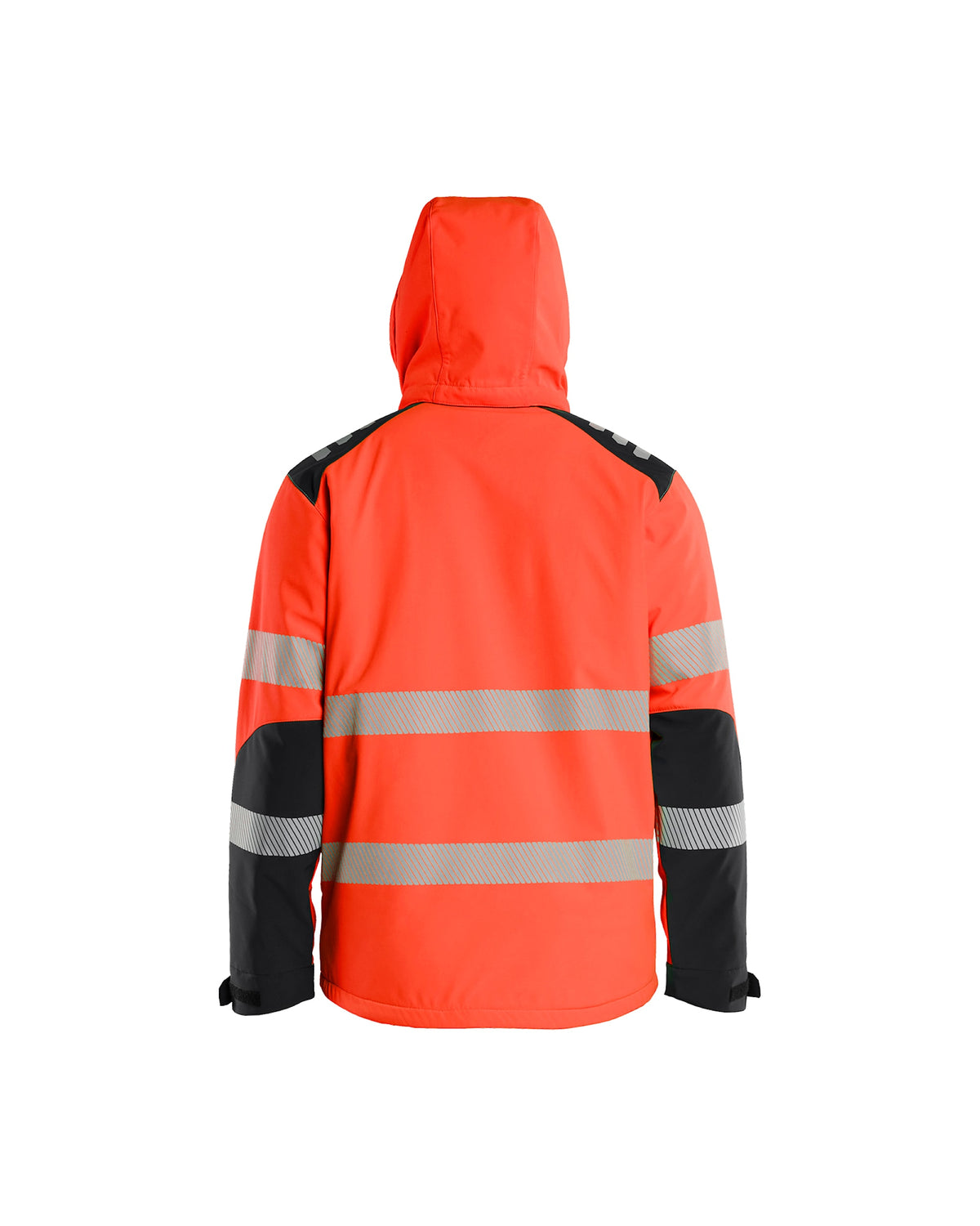 Blåkläder 4400 Blakläd Warnschutz Shoftshell Winterjacke – rot/schwarz