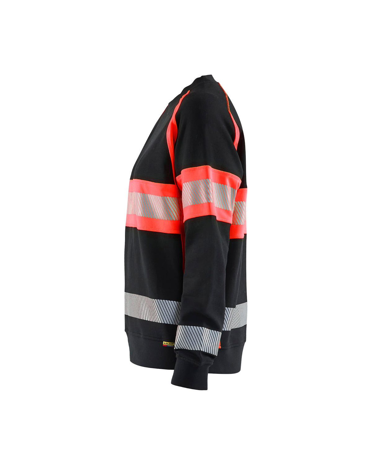 Blåkläder Damen 3409 Warnschutz Sweatshirt – schwarz/rot
