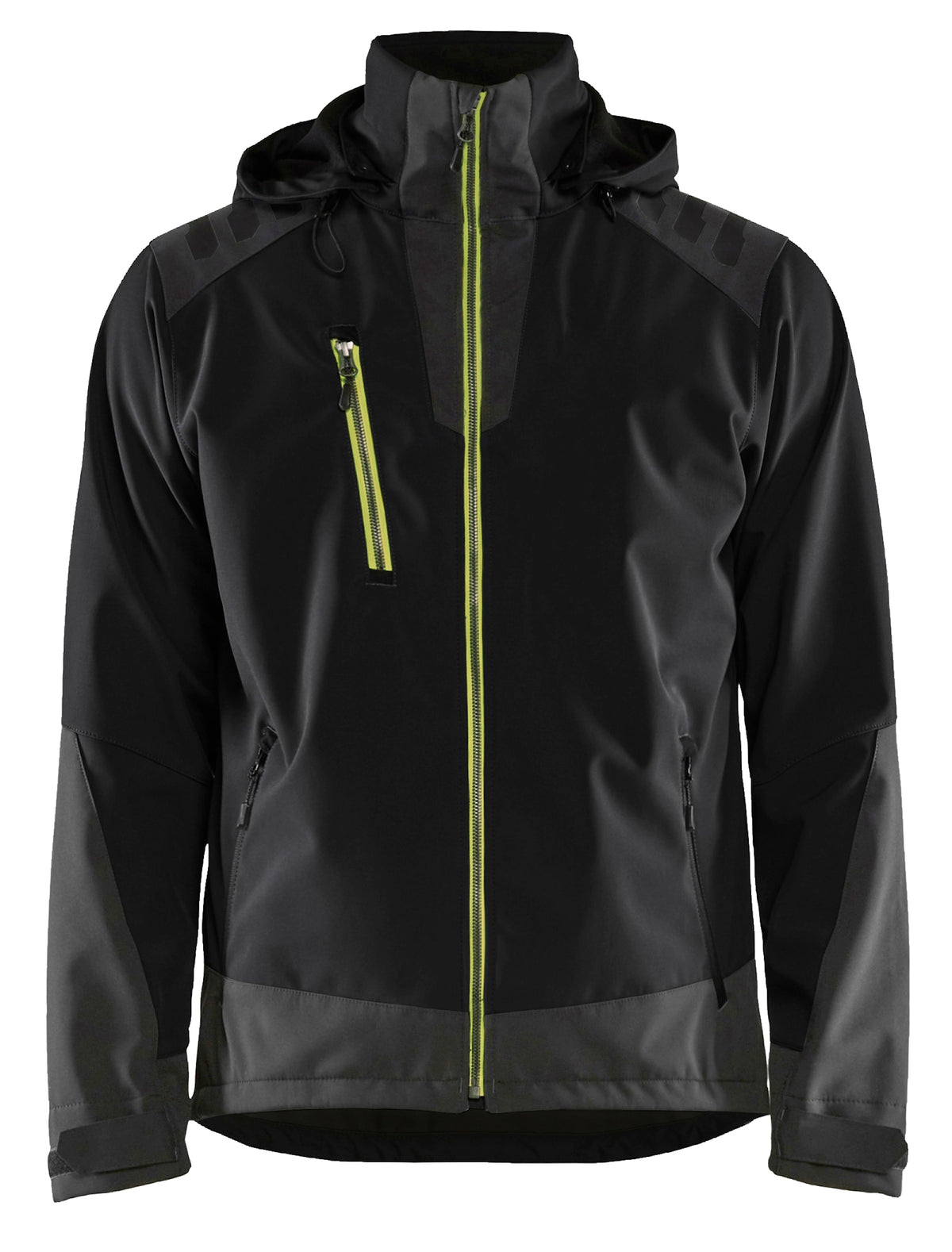 Blåkläder 4749 Softshelljacke – schwarz/gelb