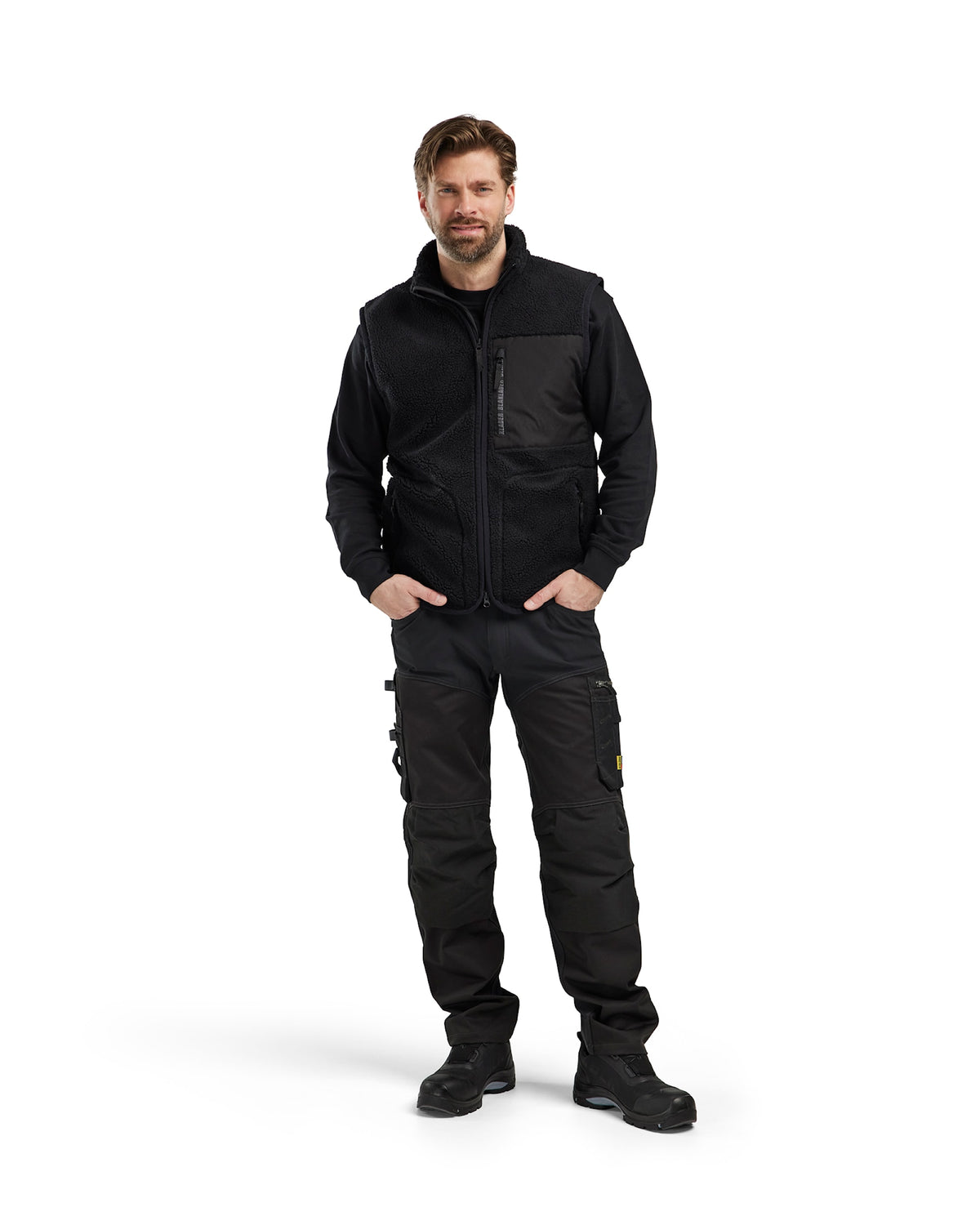 Blåkläder 3820 Faserpelz-Weste – schwarz